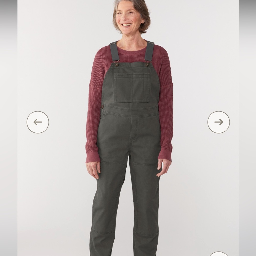 REI Olive Green Women's Jeans Overalls - Picture 10 of 13